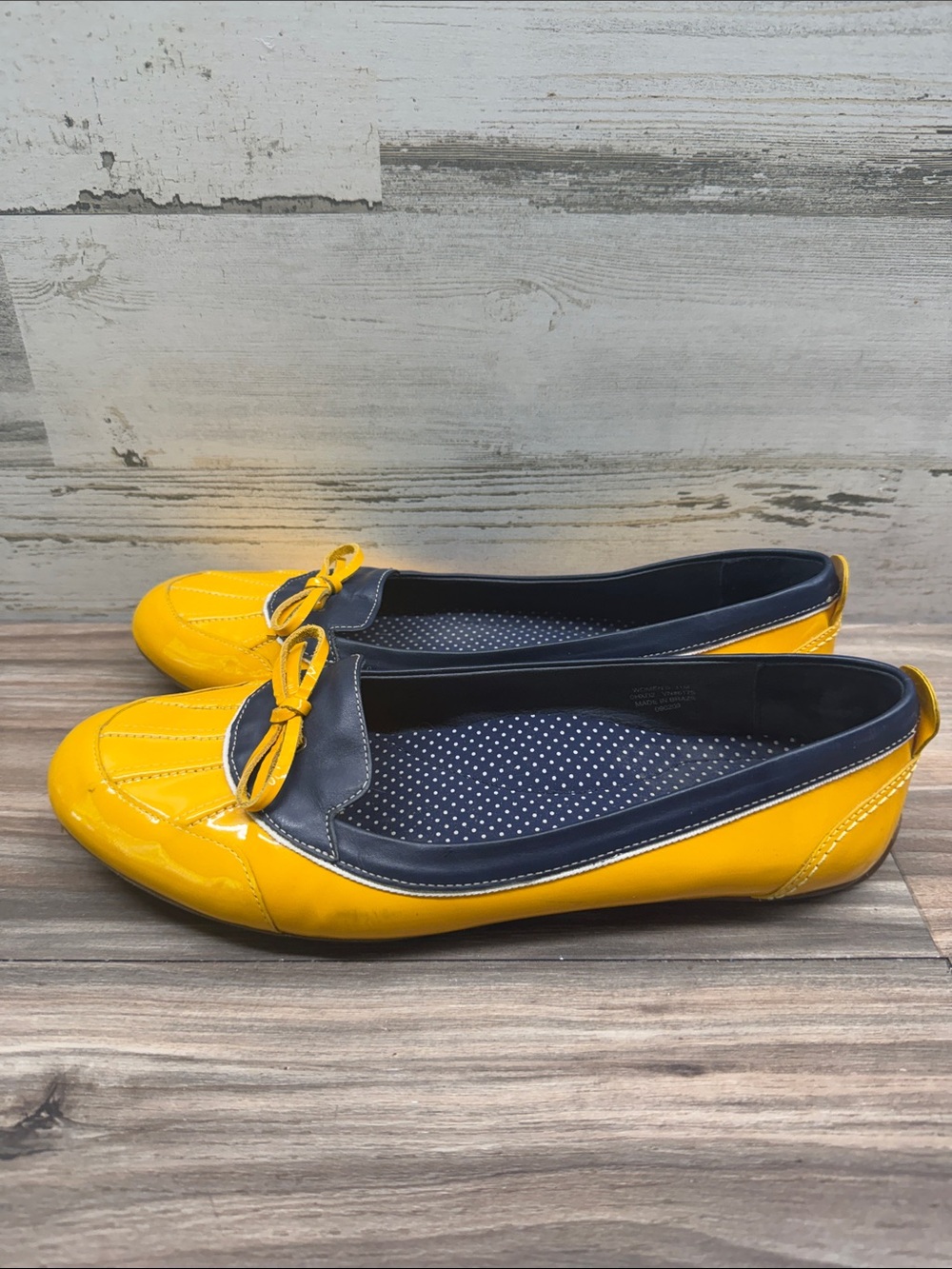 L.L. Bean Coastal Rain Skimmers Women’s Size 11 Shoes Yellow Duck Shoes Flats